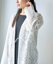 レースブラウスカーディガン