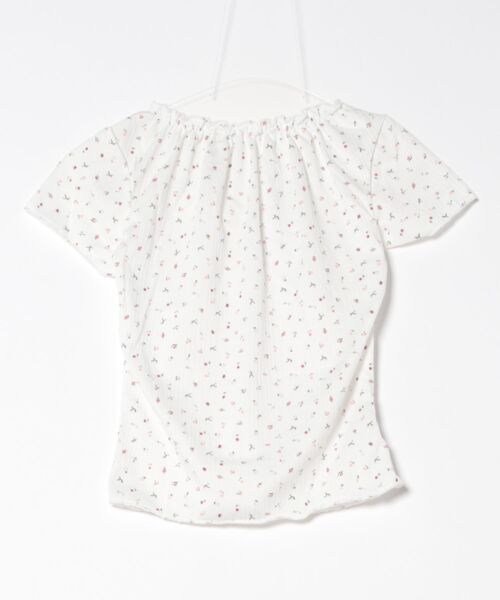urge:(アージコロン )の「【URGE:】小花柄 ギャザー リボン カットソー(Tシャツ/カットソー・レディース・アイボリー/ホワイト・X-LARGE/LARGE/MEDIUM/SMALL)」の9枚目の写真