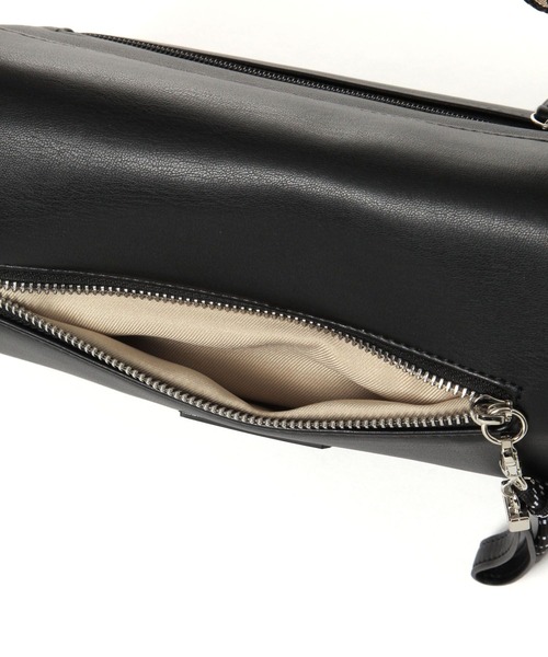 BAYFLOW（ベイフロー）の「[500mlのペットボトルが入る]レオパードボディバッグ（ショルダーバッグ・レディース・アイボリー/ブラック・FREE）」の11枚目の写真