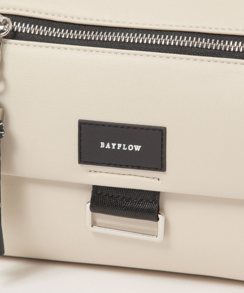 BAYFLOW（ベイフロー）の「[500mlのペットボトルが入る]レオパードボディバッグ（ショルダーバッグ・レディース・アイボリー/ブラック・FREE）」の20枚目の写真