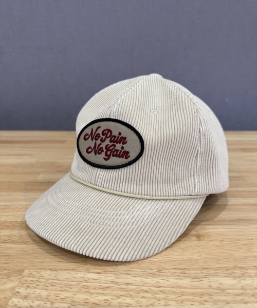 MRFATMAN（ミスターファットマン）の「CORDUROY WAPPEN BB CAP（キャップ・メンズ・ブラウン/ブラック/アイボリー/ブルー・M/L）」の2枚目の写真