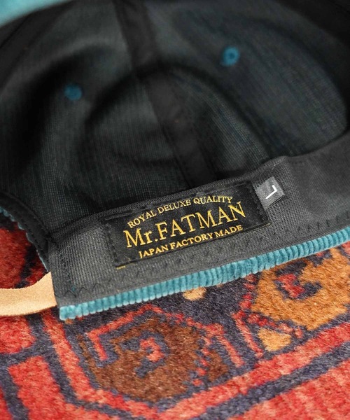 MRFATMAN（ミスターファットマン）の「CORDUROY WAPPEN BB CAP（キャップ・メンズ・ブラウン/ブラック/アイボリー/ブルー・M/L）」の10枚目の写真