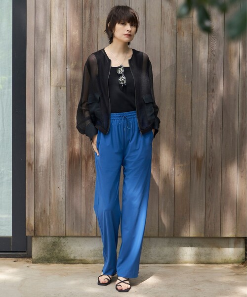 ICB(アイシービー)の「Ta/Peメッシュ ブルゾン(その他アウター・レディース・アイボリー系/ネイビー系/ブラック系・0/2/4/6)」の19枚目の写真