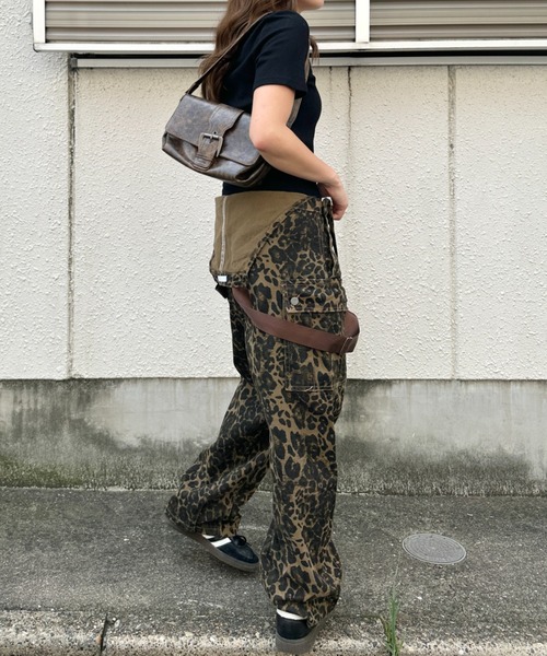 wears(ウェアーズ)の「レオパードオーバーシルエットオーバーオール(サロペット/オーバーオール・レディース・レオパード・FREE)」の8枚目の写真