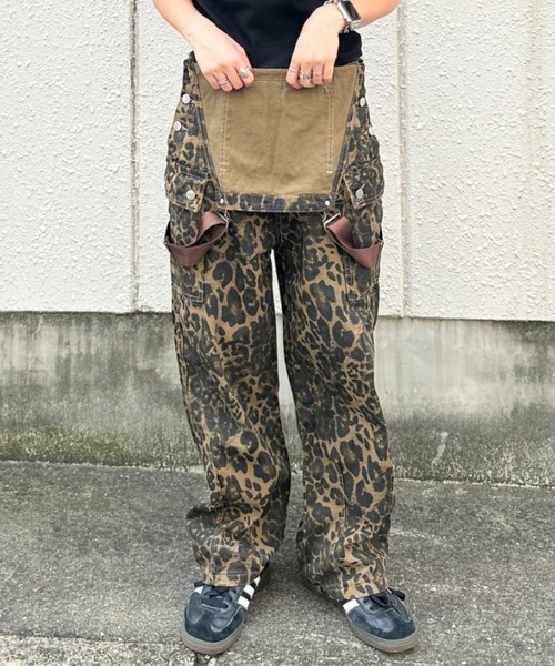 wears(ウェアーズ)の「レオパードオーバーシルエットオーバーオール(サロペット/オーバーオール・レディース・レオパード・FREE)」の11枚目の写真