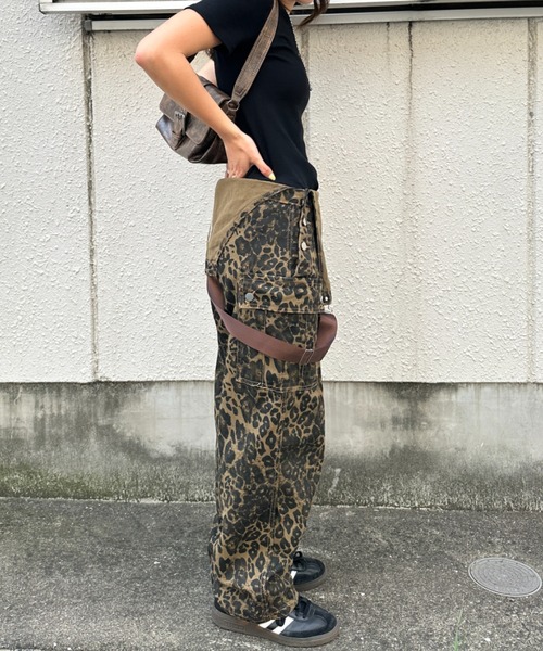 wears(ウェアーズ)の「レオパードオーバーシルエットオーバーオール(サロペット/オーバーオール・レディース・レオパード・FREE)」の7枚目の写真