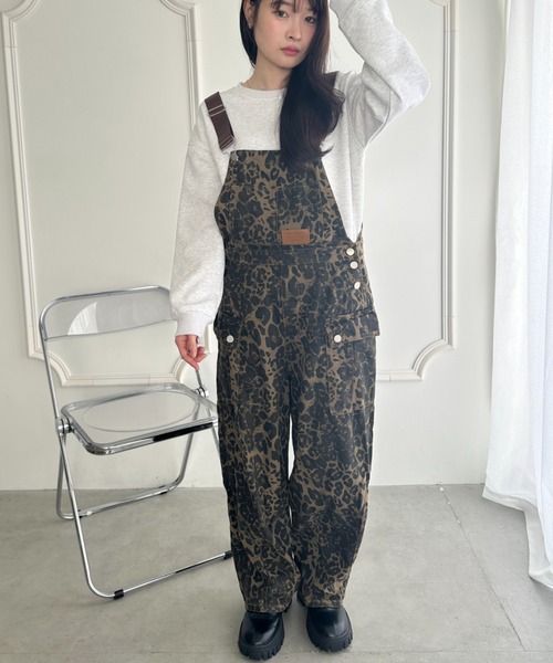 wears(ウェアーズ)の「レオパードオーバーシルエットオーバーオール(サロペット/オーバーオール・レディース・レオパード・FREE)」の19枚目の写真