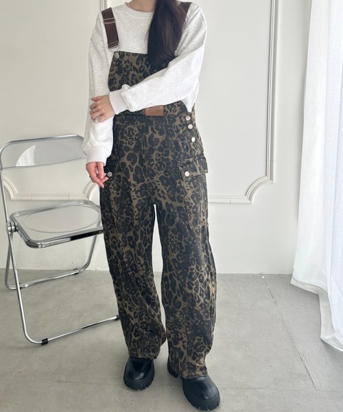 wears(ウェアーズ)の「レオパードオーバーシルエットオーバーオール(サロペット/オーバーオール・レディース・レオパード・FREE)」の20枚目の写真