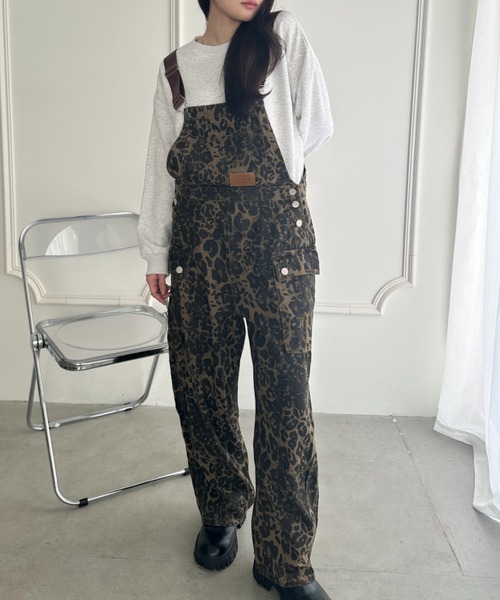 wears(ウェアーズ)の「レオパードオーバーシルエットオーバーオール(サロペット/オーバーオール・レディース・レオパード・FREE)」の21枚目の写真