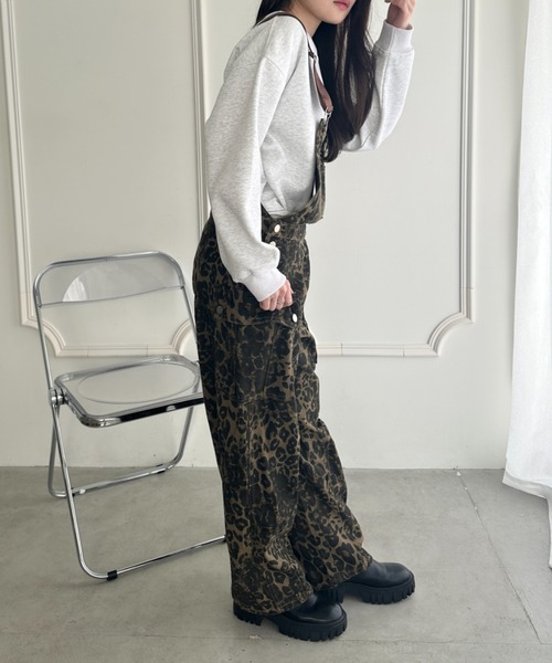 wears(ウェアーズ)の「レオパードオーバーシルエットオーバーオール(サロペット/オーバーオール・レディース・レオパード・FREE)」の22枚目の写真