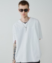 AIVER 30/2ウォッシュ天竺フットボールS/S TEE