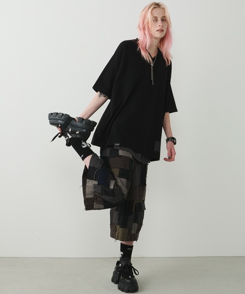 AIVER(アイバー)の「AIVER 30/2ウォッシュ天竺フットボールS/S TEE(Tシャツ/カットソー・メンズ・ホワイト/ナチュラル/ブラック・SMALL/MEDIUM/LARGE)」の20枚目の写真