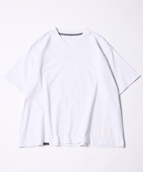 AIVER(アイバー)の「AIVER 30/2ウォッシュ天竺フットボールS/S TEE(Tシャツ/カットソー・メンズ・ホワイト/ナチュラル/ブラック・SMALL/MEDIUM/LARGE)」の11枚目の写真