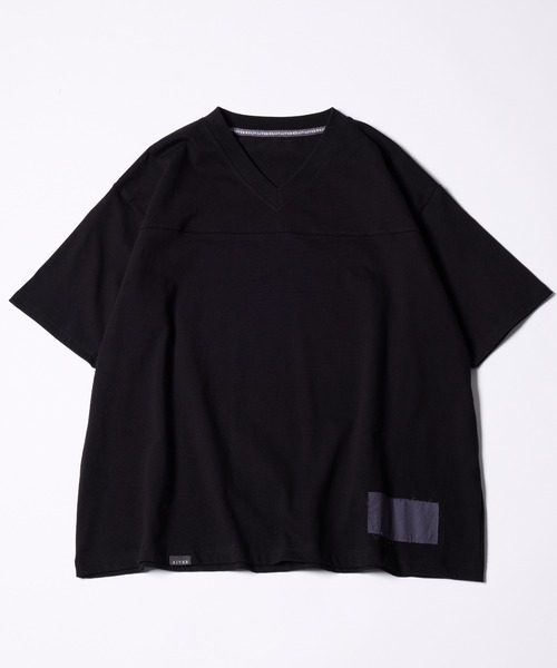 AIVER(アイバー)の「AIVER 30/2ウォッシュ天竺フットボールS/S TEE(Tシャツ/カットソー・メンズ・ホワイト/ナチュラル/ブラック・SMALL/MEDIUM/LARGE)」の10枚目の写真