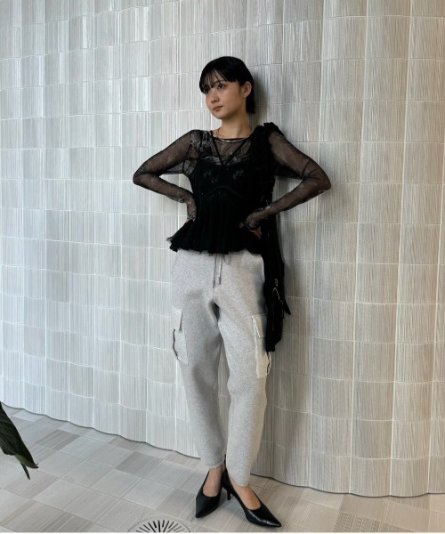 パンツ AmeriVINTAGE MEDI SWEAT LIKE KNIT PANTS セール】MEDI SWEAT LIKE KNIT PANTS（スウェットパンツ