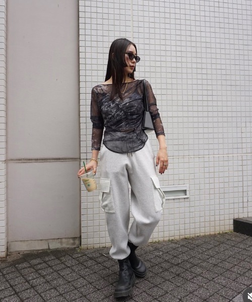 パンツ AmeriVINTAGE MEDI SWEAT LIKE KNIT PANTS セール】MEDI SWEAT LIKE KNIT PANTS（スウェットパンツ