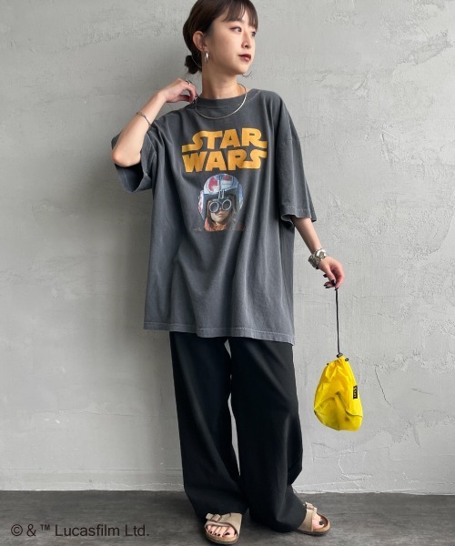 GOOD ROCK SPEED（グッドロックスピード）の「[GOOD ROCK SPEED/グッドロックスピード] 別注 / STAR WARS / ANAKIN SKYWALKER / プリントTシャツ / ディズニー（Tシャツ/カットソー・レディース・チャコール・M/L/XL）」の4枚目の写真