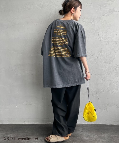 GOOD ROCK SPEED（グッドロックスピード）の「[GOOD ROCK SPEED/グッドロックスピード] 別注 / STAR WARS / ANAKIN SKYWALKER / プリントTシャツ / ディズニー（Tシャツ/カットソー・レディース・チャコール・M/L/XL）」の5枚目の写真