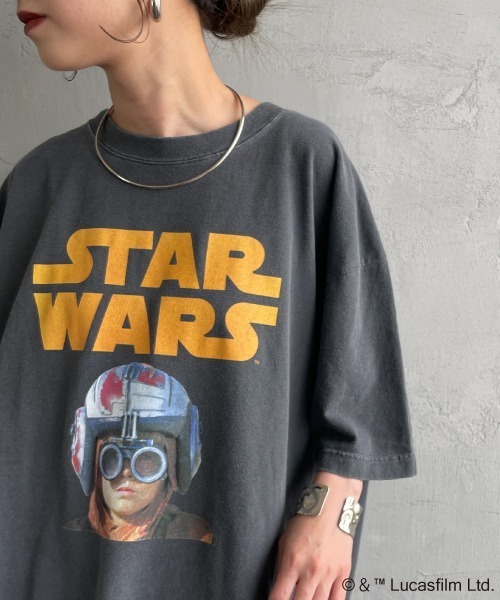 GOOD ROCK SPEED（グッドロックスピード）の「[GOOD ROCK SPEED/グッドロックスピード] 別注 / STAR WARS / ANAKIN SKYWALKER / プリントTシャツ / ディズニー（Tシャツ/カットソー・レディース・チャコール・M/L/XL）」の13枚目の写真