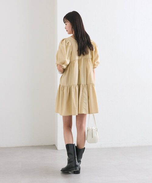 mystic♡ティアードミニワンピース PAL GROUP OUTLET｜【mystic】ティアードミニワンピース