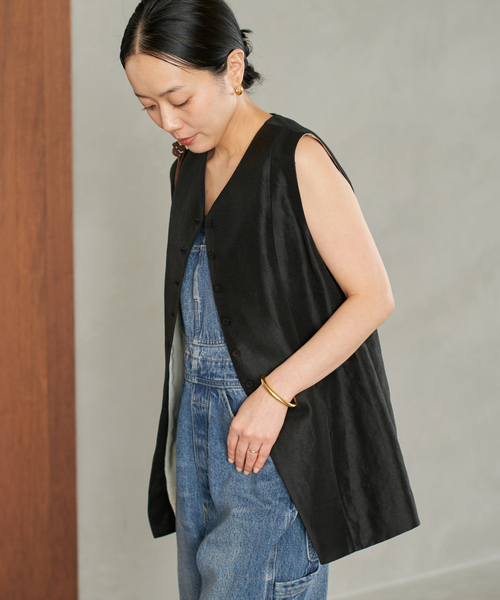 新品Plage loose liner ベスト 新品タグ付き□プラージュ LOOSE ベスト new