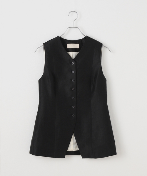 【新品】Plage Linen ベスト セール】VIS LINEN ベスト（その他アウター）｜Plage