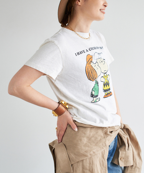 RE/DONE/リダン】CLASSIC TEE PEANUTS CRUSH（Tシャツ