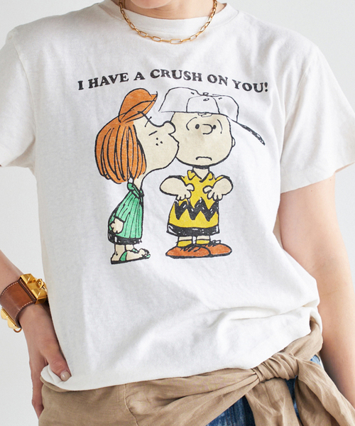 RE/DONE/リダン】CLASSIC TEE PEANUTS CRUSH（Tシャツ