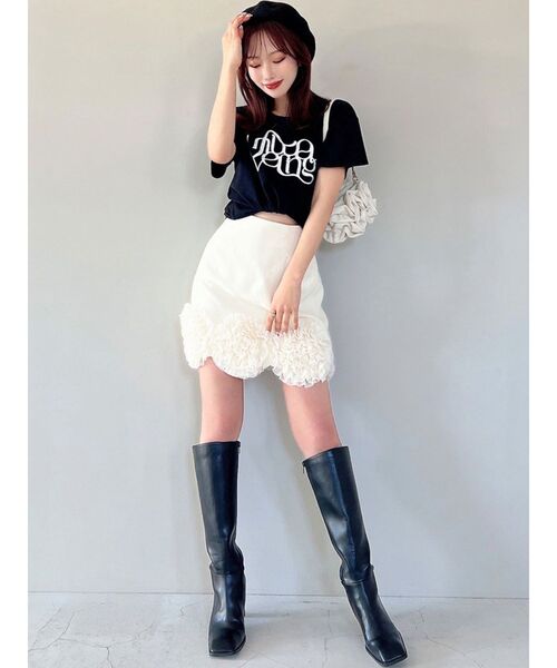 RESEXXY（リゼクシー）の「モチーフミニバッグ（ハンドバッグ・レディース・アイボリー/ブラック/ピンク・FREE）」の10枚目の写真