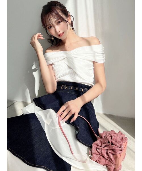 RESEXXY（リゼクシー）の「モチーフミニバッグ（ハンドバッグ・レディース・アイボリー/ブラック/ピンク・FREE）」の11枚目の写真