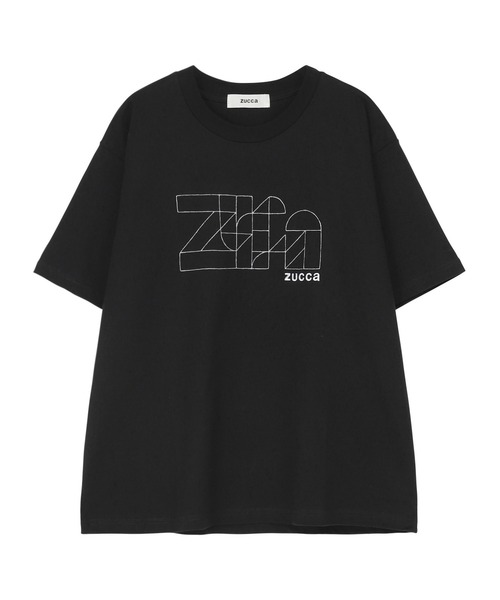 ZUCCa（ズッカ）の「ジオメトリック刺繍T / Tシャツ / S（Tシャツ/カットソー・レディース・ブラック/ホワイト・M size）」の8枚目の写真