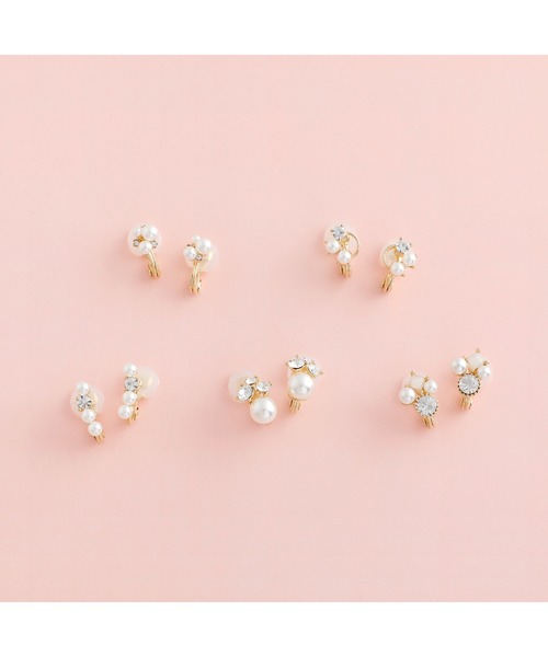 JewCas（ジュアキャス）の「JewCas パール×ガラスストーンminimalpearl エアフィットイヤリング[JC4887]（イヤリング・レディース・ゴールド・FREE）」の8枚目の写真