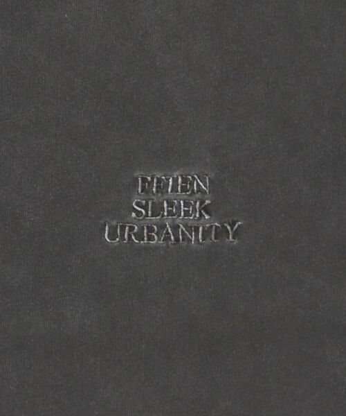 FFEIN（フェイン）の「【FFEIN（フェイン）】フェード刺繍Tシャツ /  Tシャツ 短丈 クルーネック 半袖 ピグメント加工 セットアップ（Tシャツ/カットソー・メンズ・ブラック/ネイビー/ブラウン・LARGE/MEDIUM/SMALL）」の16枚目の写真