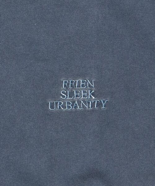 FFEIN（フェイン）の「【FFEIN（フェイン）】フェード刺繍Tシャツ /  Tシャツ 短丈 クルーネック 半袖 ピグメント加工 セットアップ（Tシャツ/カットソー・メンズ・ブラック/ネイビー/ブラウン・LARGE/MEDIUM/SMALL）」の21枚目の写真