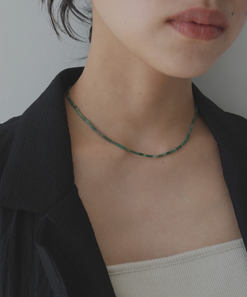 hellam(へラム)の「カラービーズチョーカー(ネックレス・レディース・レッド/グリーン・FREE)」の14枚目の写真