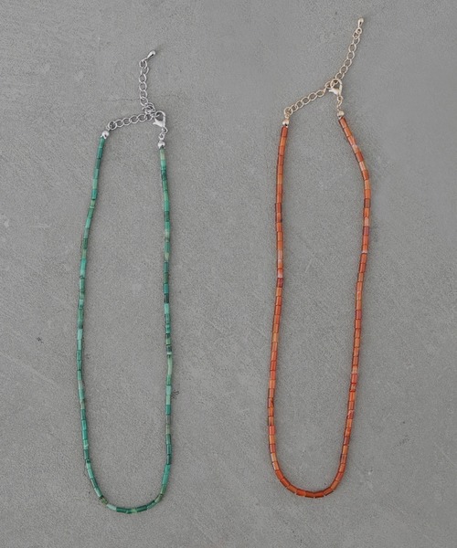 hellam(へラム)の「カラービーズチョーカー(ネックレス・レディース・レッド/グリーン・FREE)」の15枚目の写真