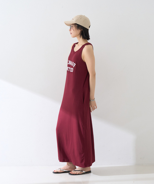 Rouge vif(ルージュヴィフ)の「【ST.JOHNS 3RD CLUB/セントジョンズサードクラブ】パット付ロゴタンクワンピース(ワンピース・レディース・ネイビー/ボルドー・フリー)」の10枚目の写真