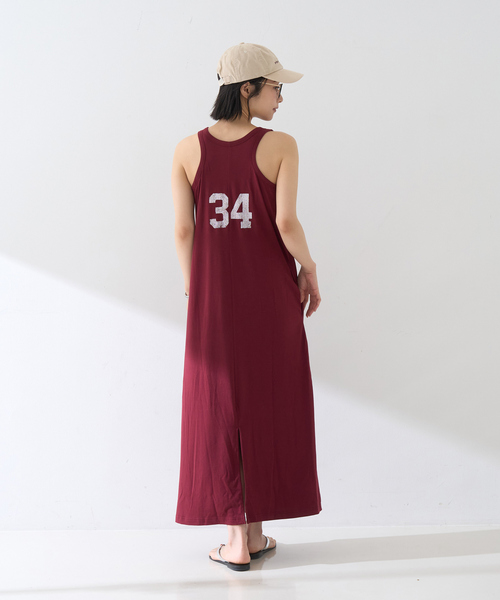Rouge vif(ルージュヴィフ)の「【ST.JOHNS 3RD CLUB/セントジョンズサードクラブ】パット付ロゴタンクワンピース(ワンピース・レディース・ネイビー/ボルドー・フリー)」の9枚目の写真
