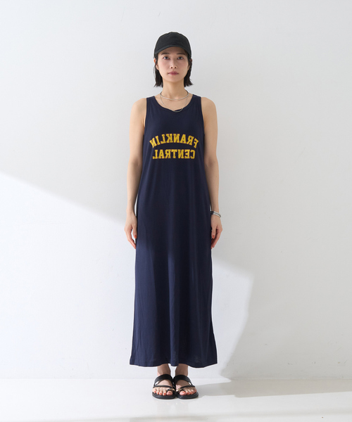 Rouge vif(ルージュヴィフ)の「【ST.JOHNS 3RD CLUB/セントジョンズサードクラブ】パット付ロゴタンクワンピース(ワンピース・レディース・ネイビー/ボルドー・フリー)」の19枚目の写真