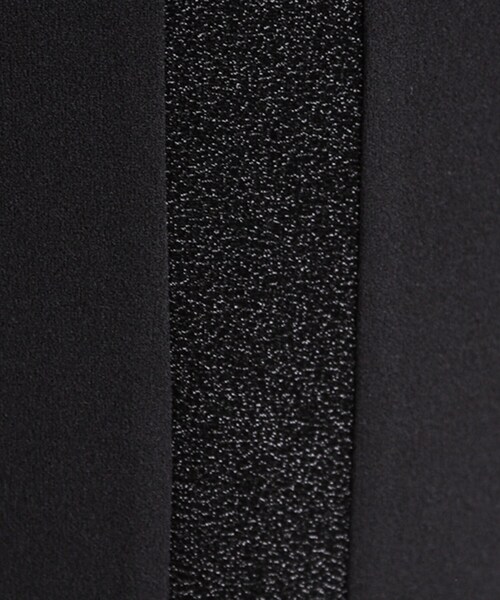 THE SHOP TK （ザ ショップ ティーケー ）の「サイドラメラインタイトスカート【洗濯機OK】（スカート・レディース・ダークブラウン/ブラック・12/13）」の6枚目の写真