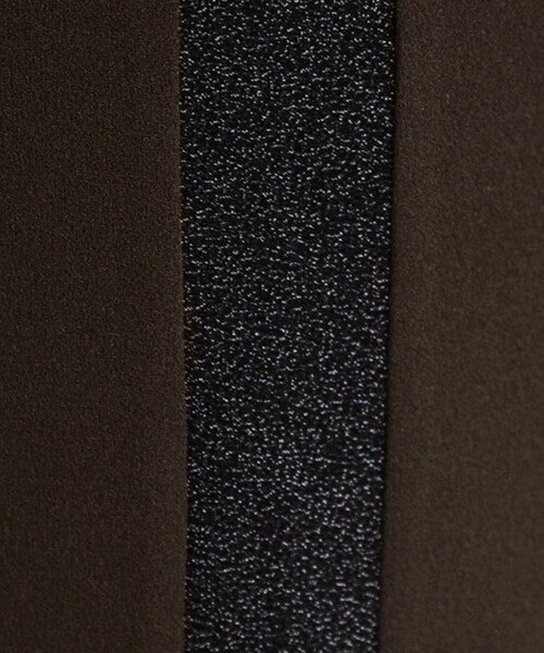 THE SHOP TK （ザ ショップ ティーケー ）の「サイドラメラインタイトスカート【洗濯機OK】（スカート・レディース・ダークブラウン/ブラック・12/13）」の10枚目の写真