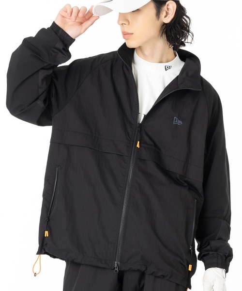 NEW ERA(ニューエラ)の「ニューエラゴルフ ウィンドジャケット ベンチレーション ストレッチ(その他アウター・メンズ・ブラック/ネイビー・XL/M/XXL/L)」の2枚目の写真