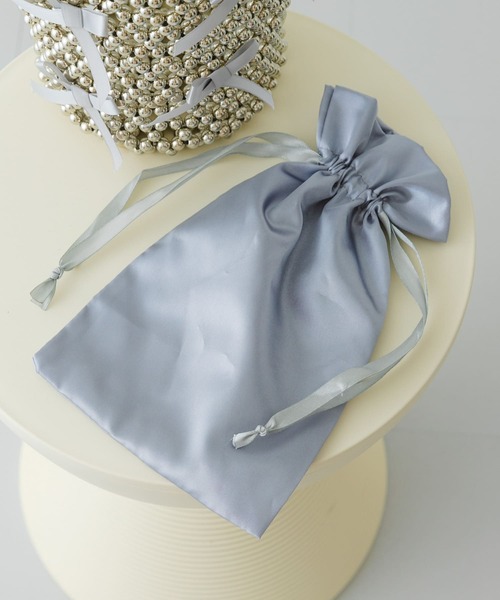 RODE SKO（ロデスコ）の「リボンビーズバッグ（ハンドバッグ・レディース・ブラック/グレー・ONE）」の5枚目の写真