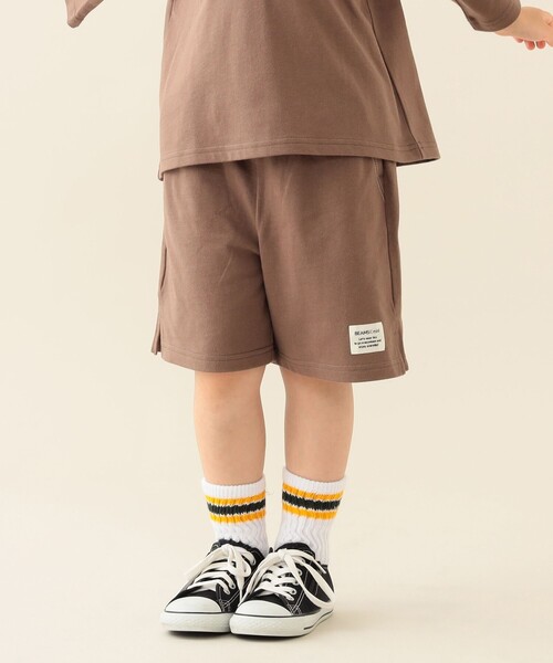 BEAMS mini（ビームスミニ）の「ワイド 天竺 セットアップ 2025FW（90～150cm）（サロペット/オーバーオール・キッズ・ワイン/ネイビー/ブラウン系その他4・100/90/120/110/150/140/130）」の19枚目の写真