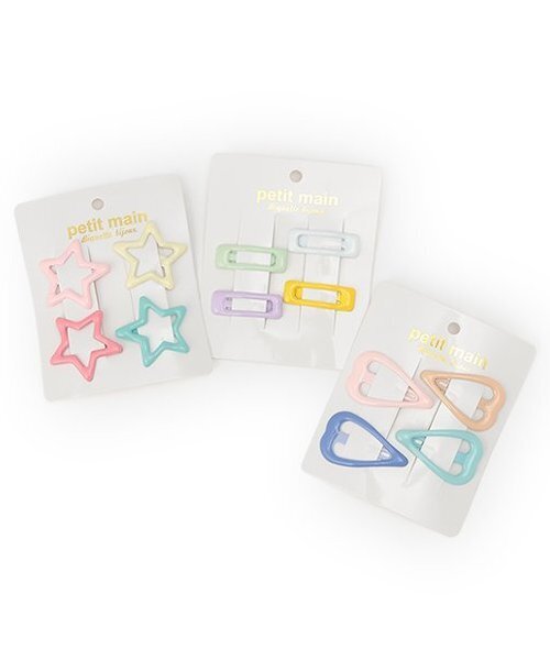 petit main（プティマイン）の「アソートヘアピンセット/L（ヘアピン・キッズ・スモークピンク/オレンジ系/ラベンダー・F）」の7枚目の写真