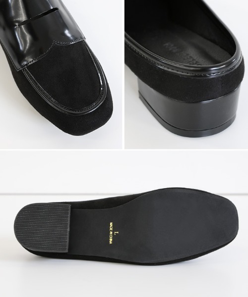 select MOCA(セレクトモカ)の「フェイクスエードヒールローファー(ローファー・レディース・ブラウン/ブラック・LARGE/MEDIUM/SMALL)」の22枚目の写真