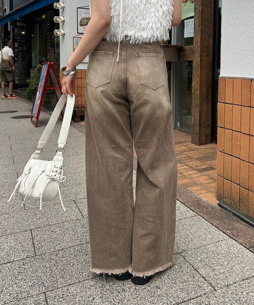 セール】ウェーブデニム（デニムパンツ）｜mystic（ミスティック