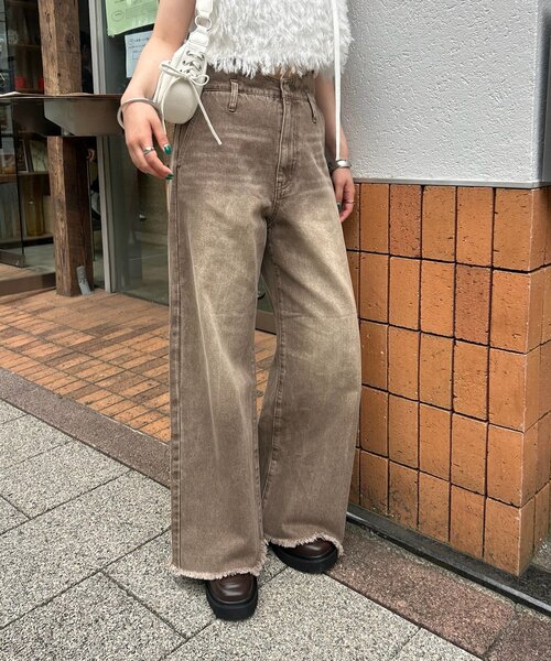 セール】【嬉しい4サイズ展開！】ウェーブデニム（デニムパンツ