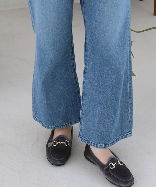 ALBEROLA（アルベローラ）の「【ALBEROLA / アルベローラ】ベロア ビットローファー / フラットシューズ（ローファー・レディース・ブラック/グレー・25/24/23/22）」の21枚目の写真