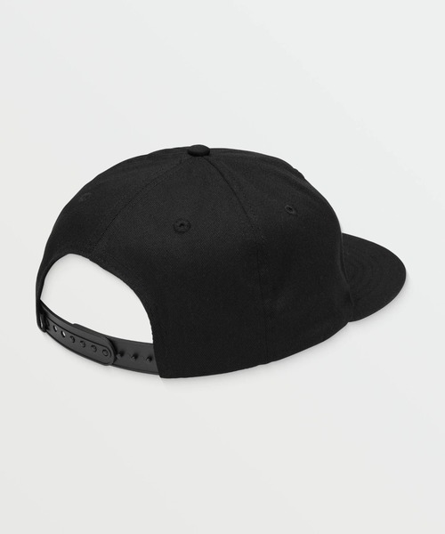 VOLCOM(ボルコム)の「【VOLCOM/ボルコム】 Oval Track Adjustable Hat /ロゴ刺繍キャップ(帽子)(ハット・メンズ・ブラック・FREE)」の2枚目の写真